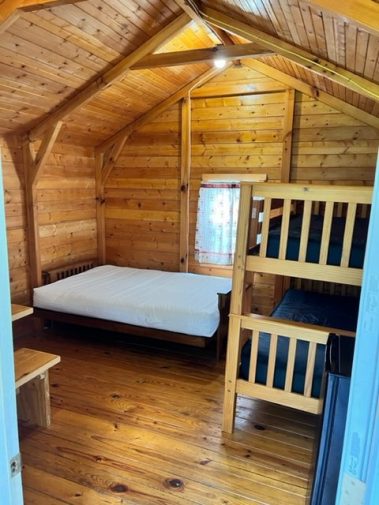 beds and bunks in cabins