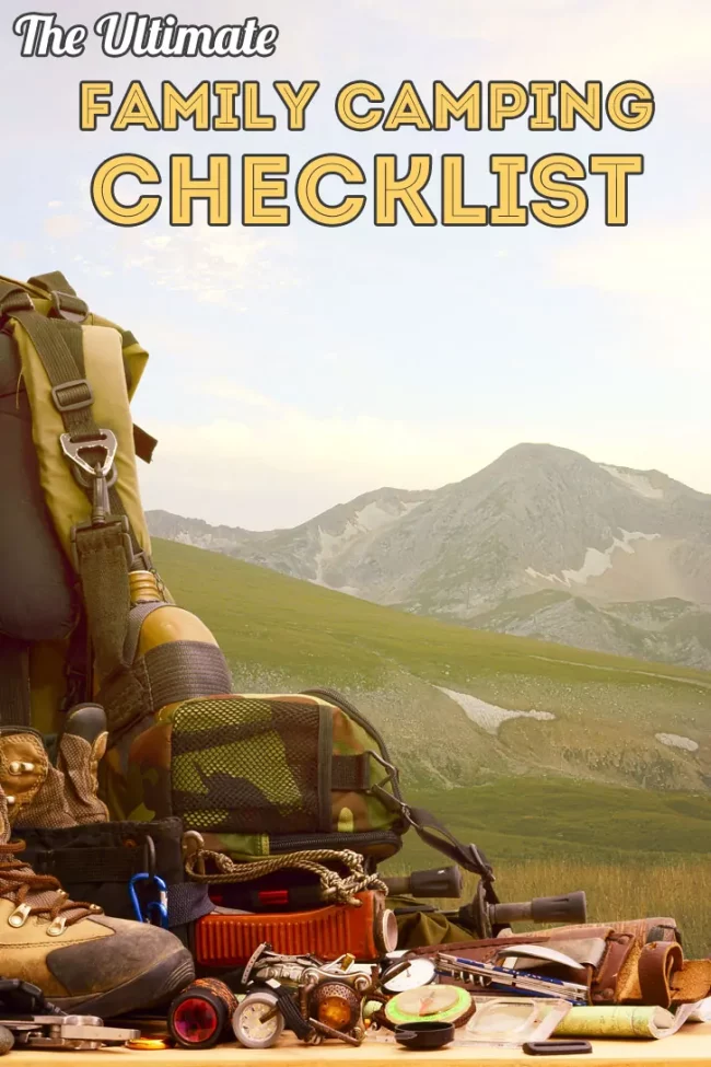 Family Camping Checklist Guide Family Camping Checklist Guide