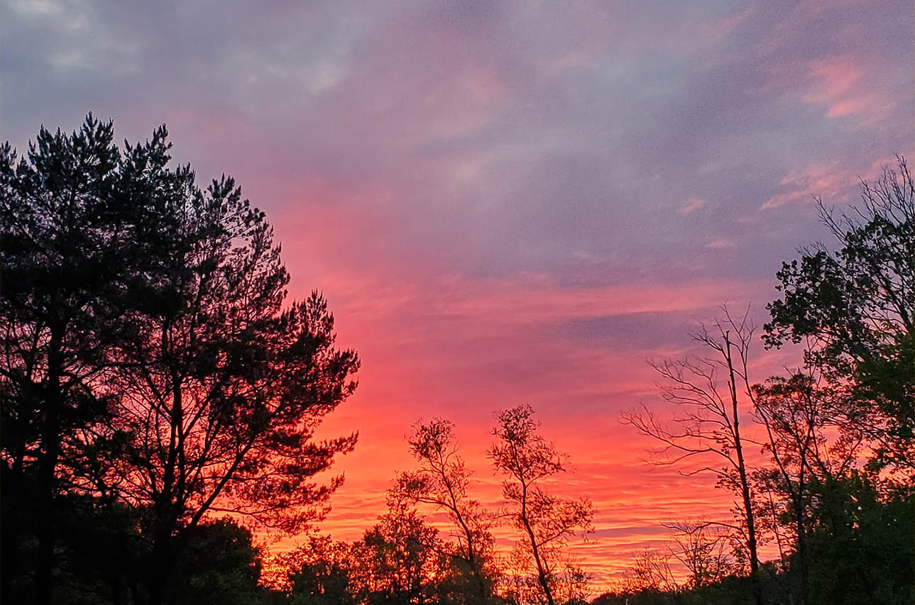 Beaver Meadow Campground offers some of the most beautiful sunsets