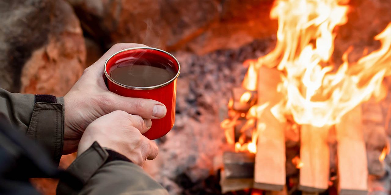 Enjoy a cup of spiced cider while sitting around the campfire at Beaver Meadow Family Campground near Buffalo NY Enjoy a cup of spiced cider while sitting around the campfire at Beaver Meadow Family Campground near Buffalo NY
